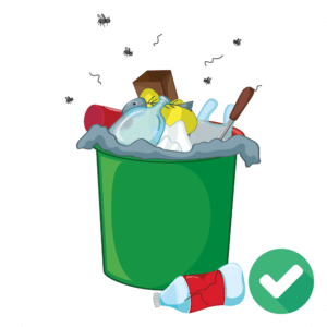 What can I put in my Skip? Domestic Waste is an accepted waste type in a Skip