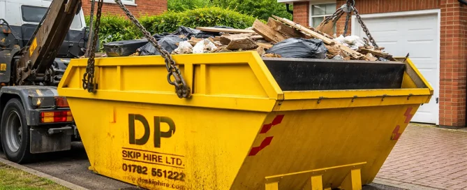 Skip Hire in Kidsgrove by the DP Group