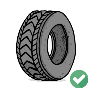 What can I put in my Skip? Tyres are an accepted waste type in a Skip
