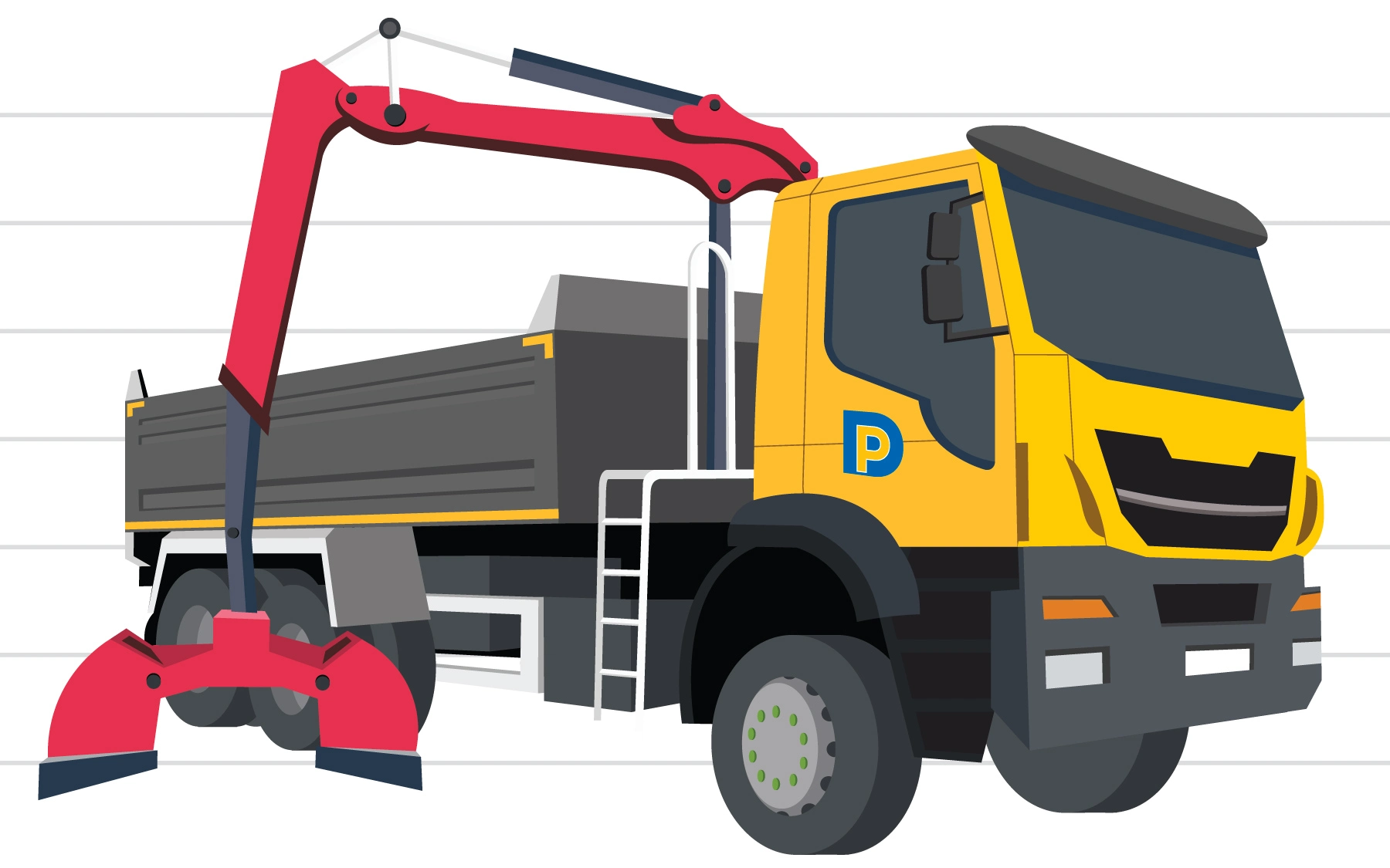 The DP Group, Skip Hire Company Stoke - Grab Wagon & Driver Hire